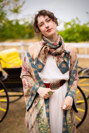Love Revolution Bohemian Scarf with sun, horse, & florals