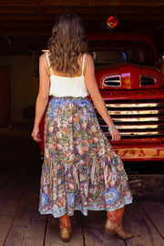 Additional view of Love Language Atelier Skirt with Floral Print from Robin Boutique.