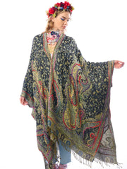 Elexyia Reversible Poncho by Aratta  Robin Boutique
ED25J638