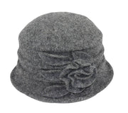 Cloche Boiled Wool Hat