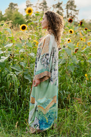 Additional view of I Paint My Dream Van Gogh Opera Duster Kimono Robe from Robin Boutique.