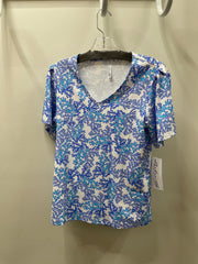 UPF Frill V-Neck Top by Lulu-B