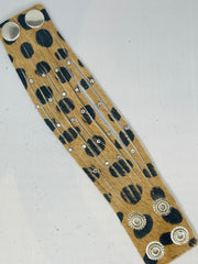Leather Fury Bracelet Cuff