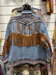 Aztec Fringe Jacket by Driftwood