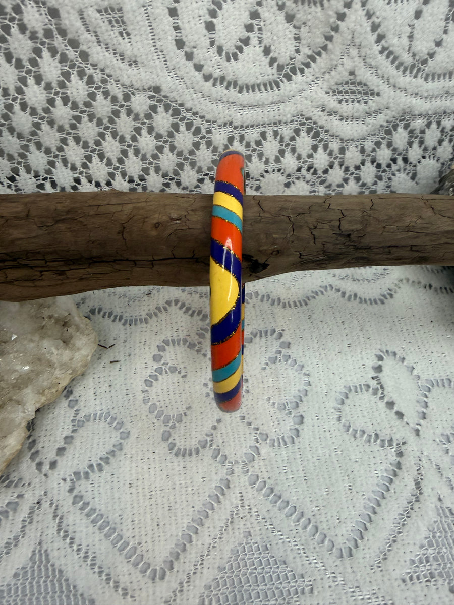 Skinny Painted Shellac Bracelet