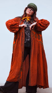 Crepe Sari Evermore Kimono #205 by Kantha Bae