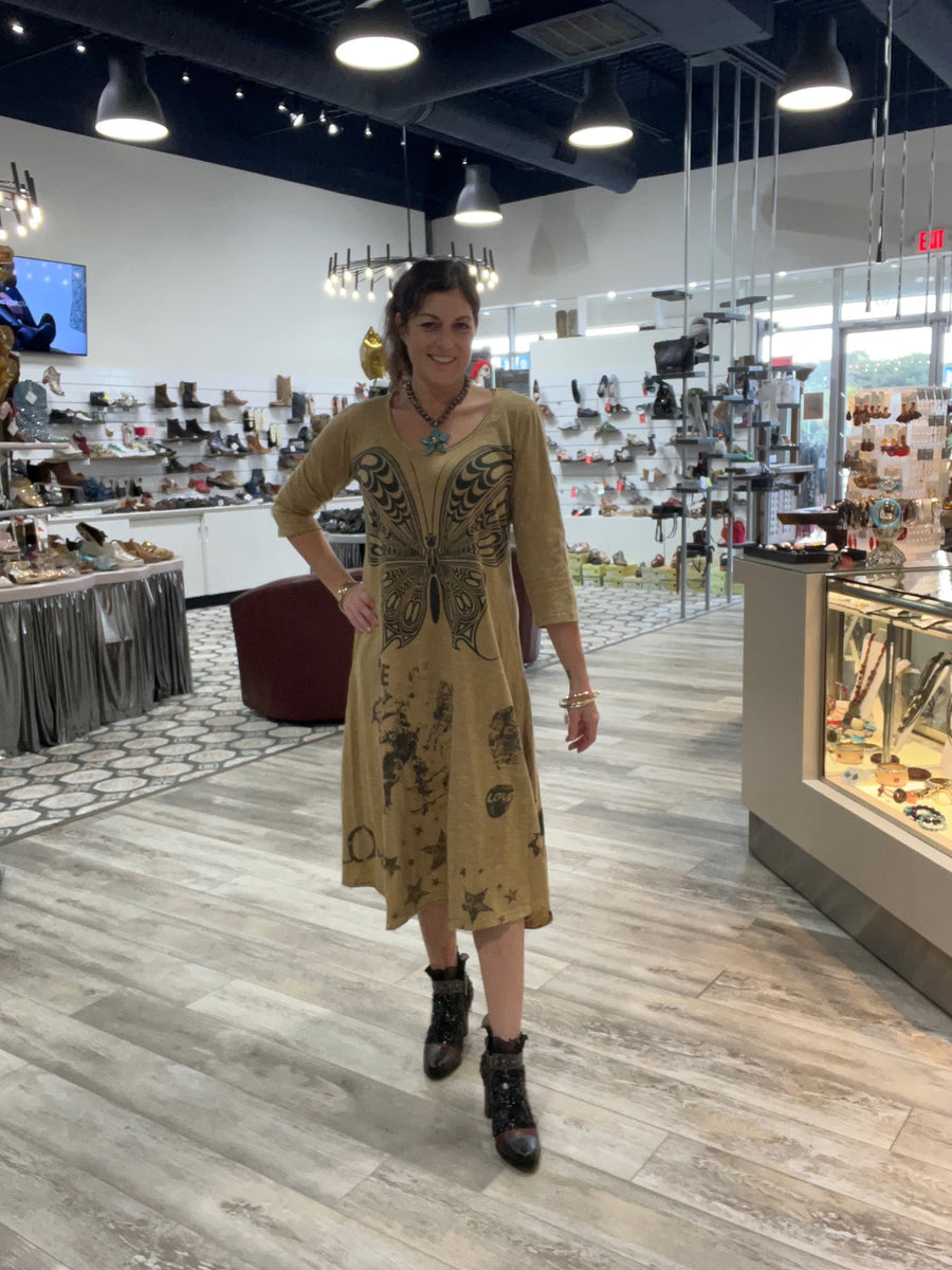Free Spirit Butterfly Maxi Dress by Paper Lace