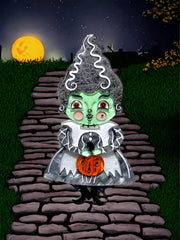 Bride of Frankenstomp Brooch by Lipstick & Chrome Robin Boutique