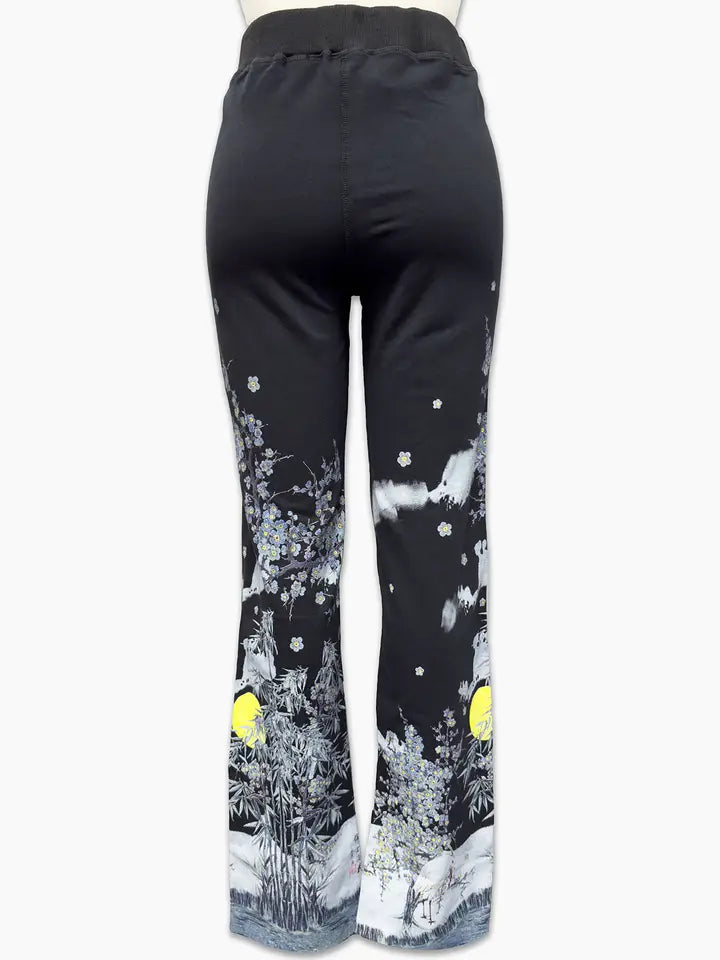 Zen Pant in Bamboo Print by Paparazzi