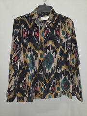 Ikat Velvet Bomber Jacket by Paper Lace