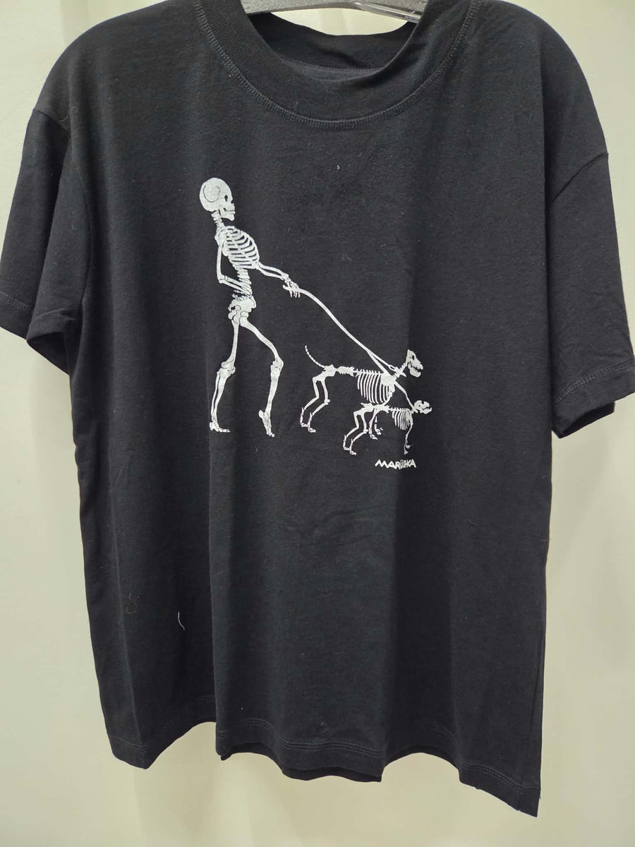 Skeleton Walk Tee by Marushka