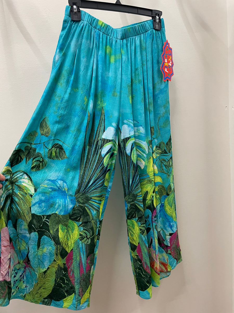 Cropped Wide Leg in "Emerald Forest" by Jams World