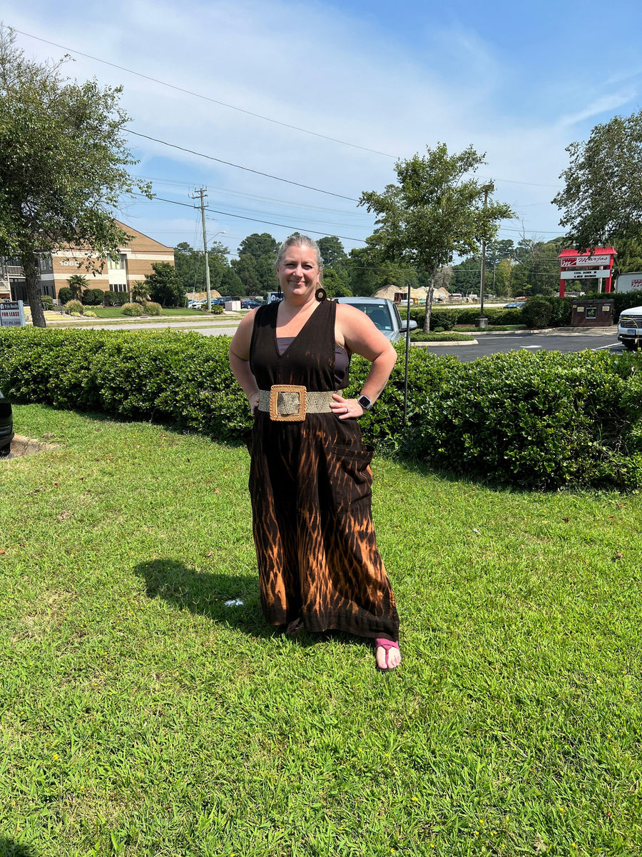 Khadi Harmony Wide Leg Jumpsuit by Kantha Bae One Size - Robin Boutique-Boutique 