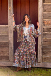 Additional view of Love Language Atelier Skirt with Floral Print from Robin Boutique.