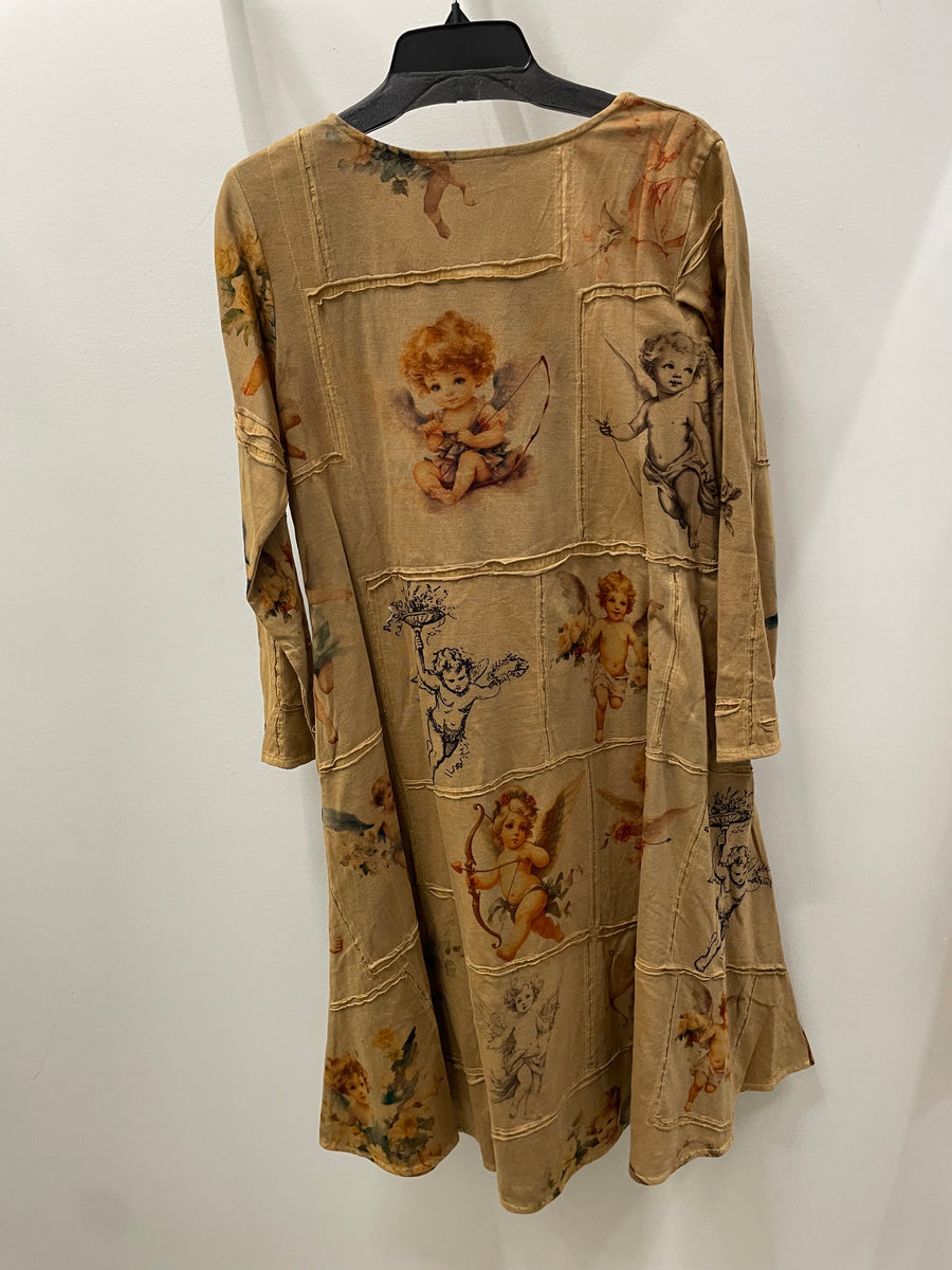 Additional view of Vintage Angel Patchwork Dress by Paper Lace from Robin Boutique.