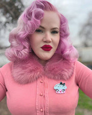 Cupcake Cutie Brooch by Miss Fluff x Lipstick & Chrome Robin Boutique