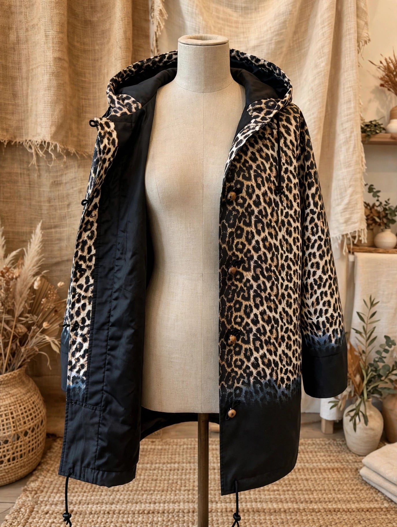 Wild Side Reversible Rain Coat