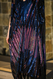Midnight Lotus Caftan