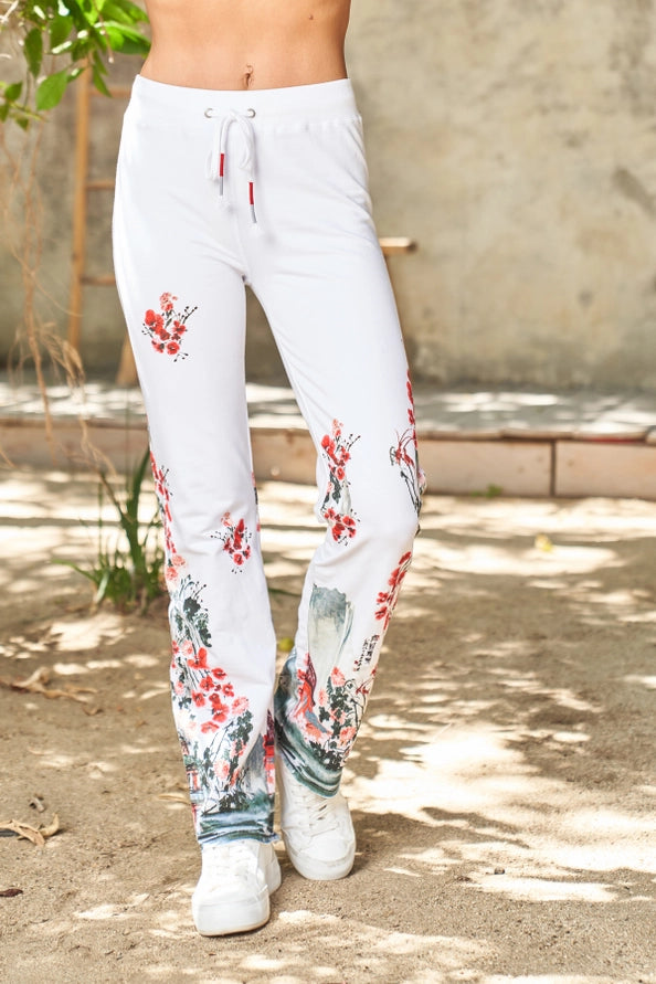 Zen Pant in Pagoda Print by Paparazzi