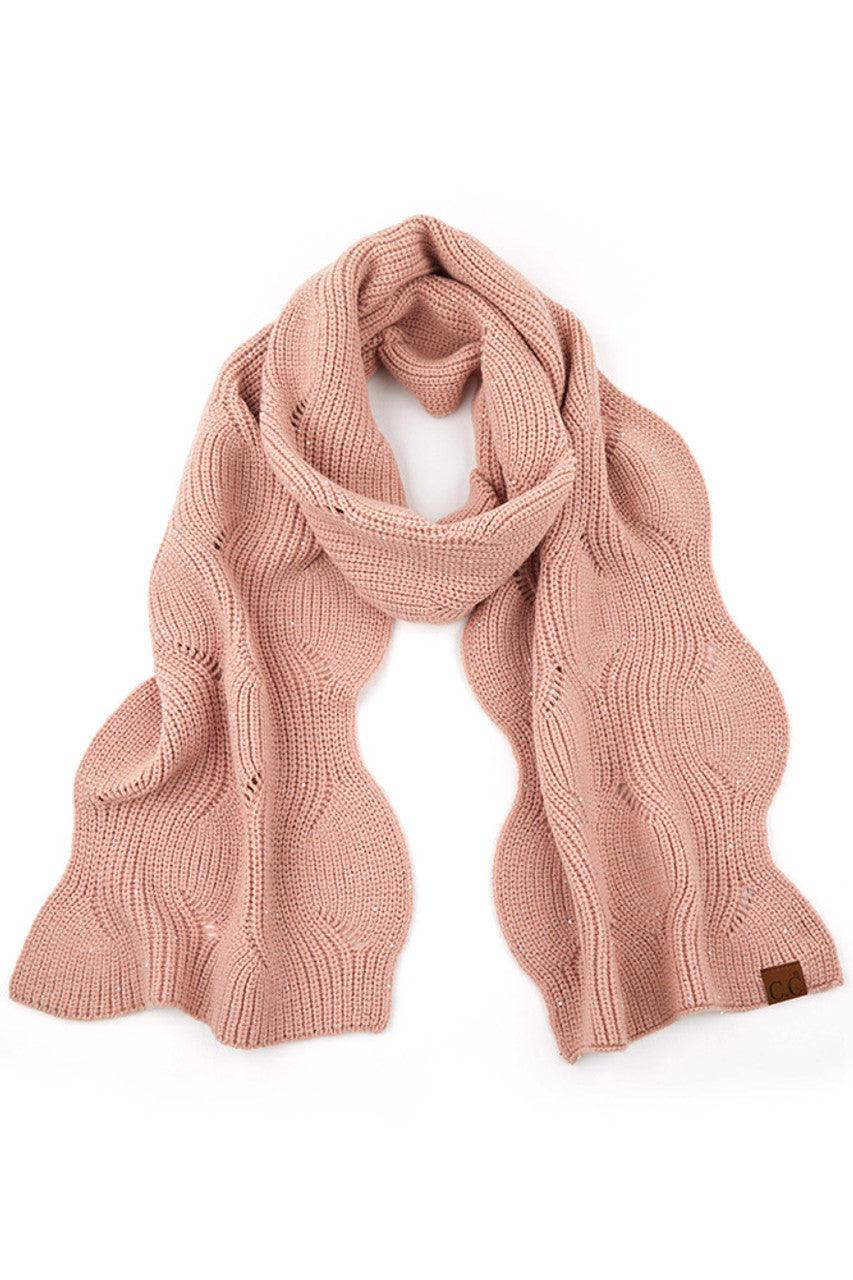 Sequin Brioche Cable Knit SF2073 - Robin Boutique-Boutique 