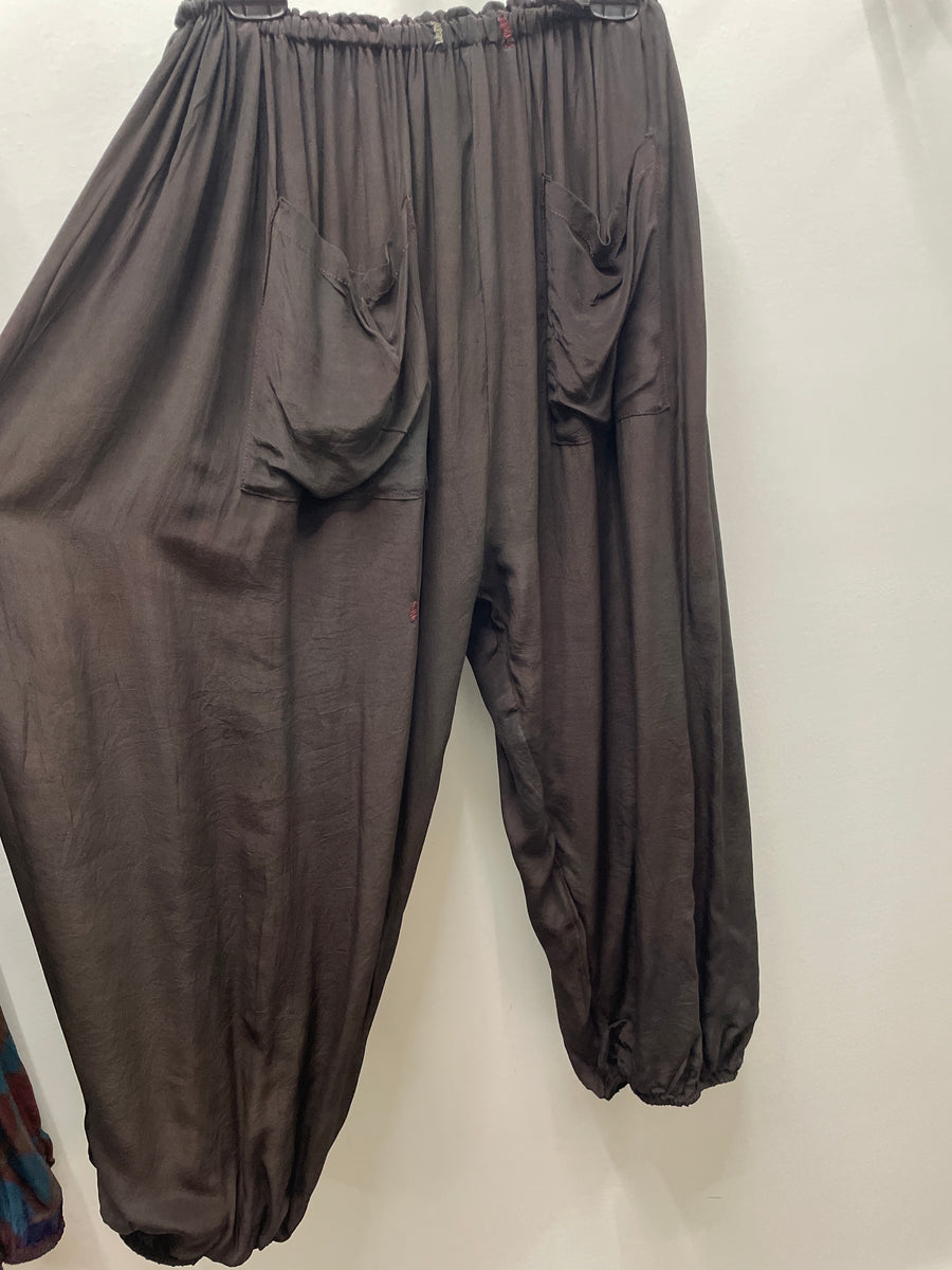 Silk Sari Jogger Pant #09 by Kantha Bae