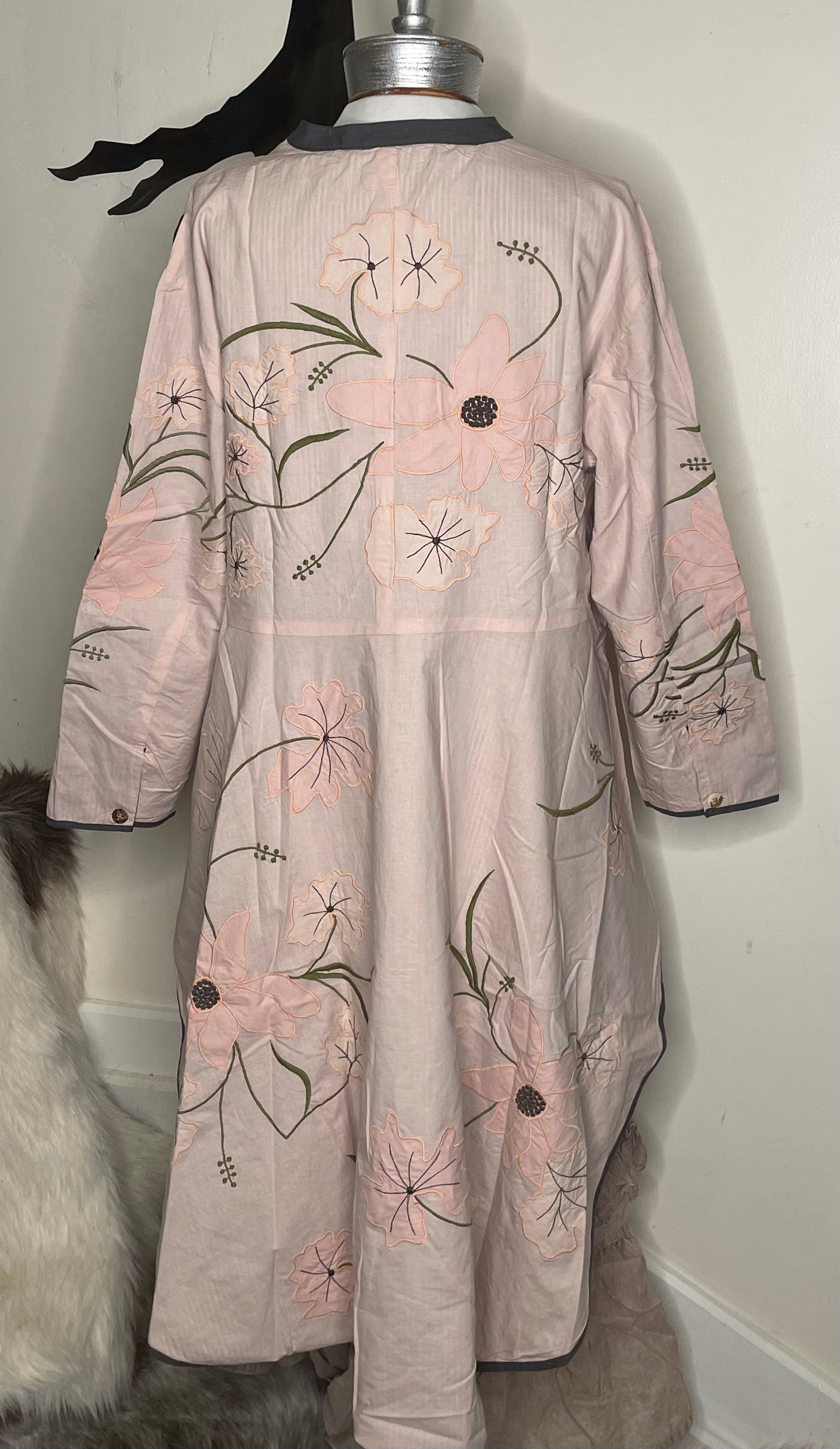 Pink Embroidered Jacket by Paper Lace