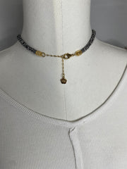 Additional view of Vintage Mid Century Necklace by The Vintage Jewel from Robin Boutique.
