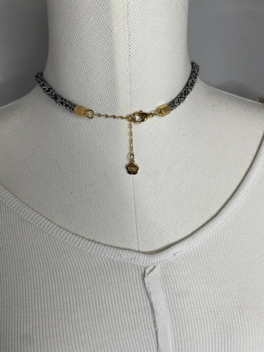 Additional view of Vintage Mid Century Necklace by The Vintage Jewel from Robin Boutique.