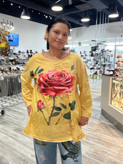 Driftwood Day Rose Tee by Paper Lace