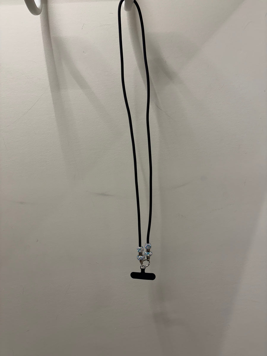 Rhinestone Crossbody Lanyard/Cell Phone Charge Cord