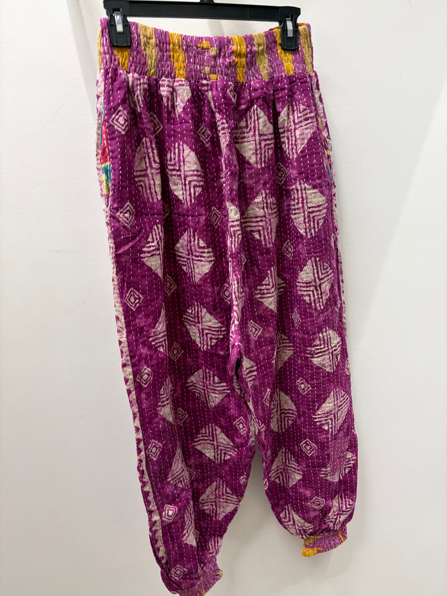 Pareo Kantha Sari Jogger Pant #103 by Kantha Bae