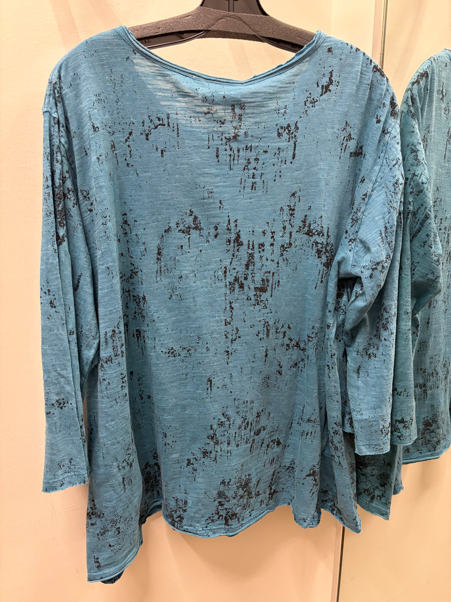 Driftwood Day Tee in Butterfly Print by Paper Lace