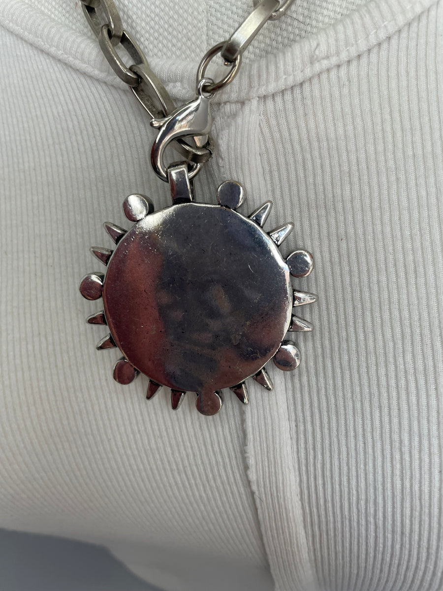Vintage Love Coin Necklace