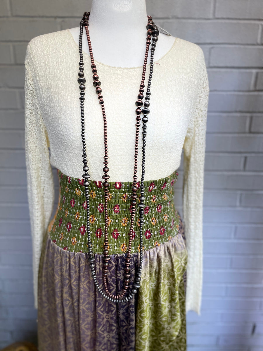 Extra Long Navajo Pearl Necklace