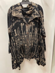 Tie Dye Cotton Button Jacket