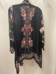 Embroidered Kimono in Black by All About Her