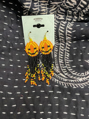 Jack O'Lantern Theme Earrings - Robin Boutique-Boutique 