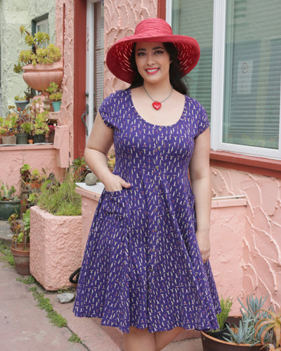 Capitola Dress in Swim Print by Effie's Heart