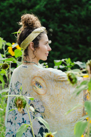 Additional view of I Paint My Dream Bohemian Van Gogh Goddess Starduster Kimono from Robin Boutique.
