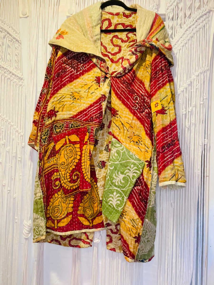 Koverlet Nomad Coat by Kantha Bae Robin Boutique