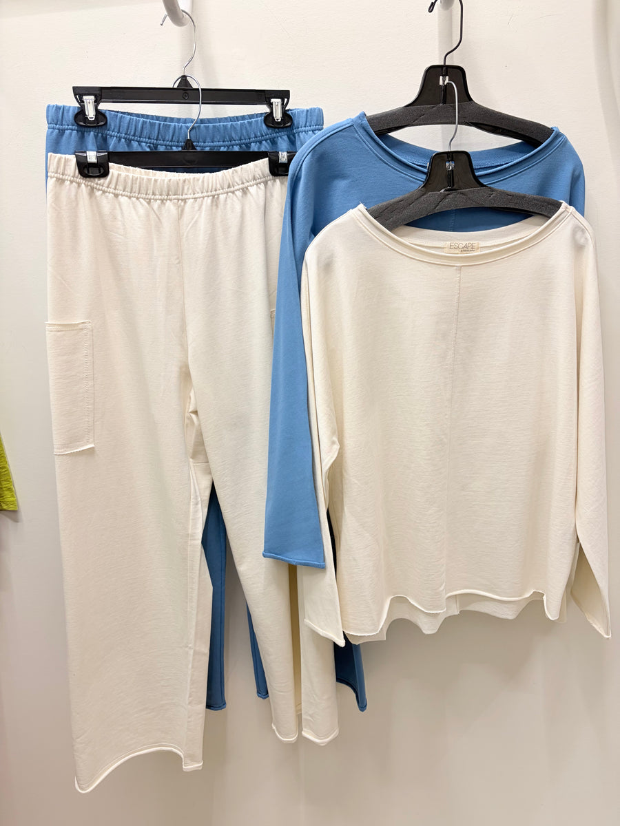 Ocean Front Terry Relaxed Roll Neck by Escape