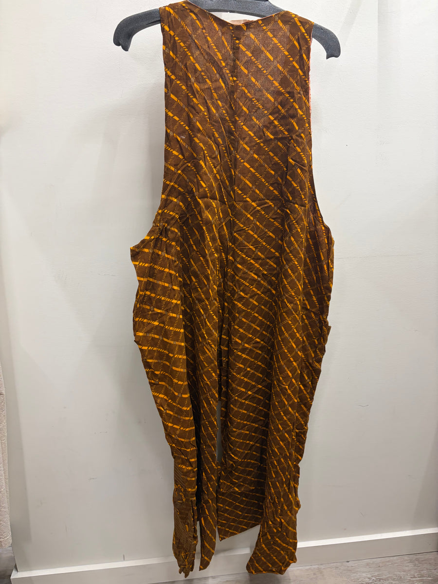 Duality Sari Harmony Wide Leg Jumpsuit #1038 by Kantha Bae