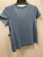 Solid Short Sleeve V-Neck Tee by Escape