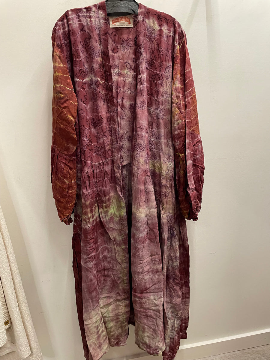 Crepe Sari Evermore Kimono #203 by Kantha Bae