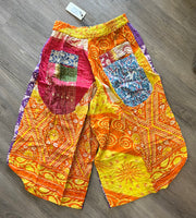 Kantha Sunrise Crop Pants "Cleo" by Jaded Gypsy