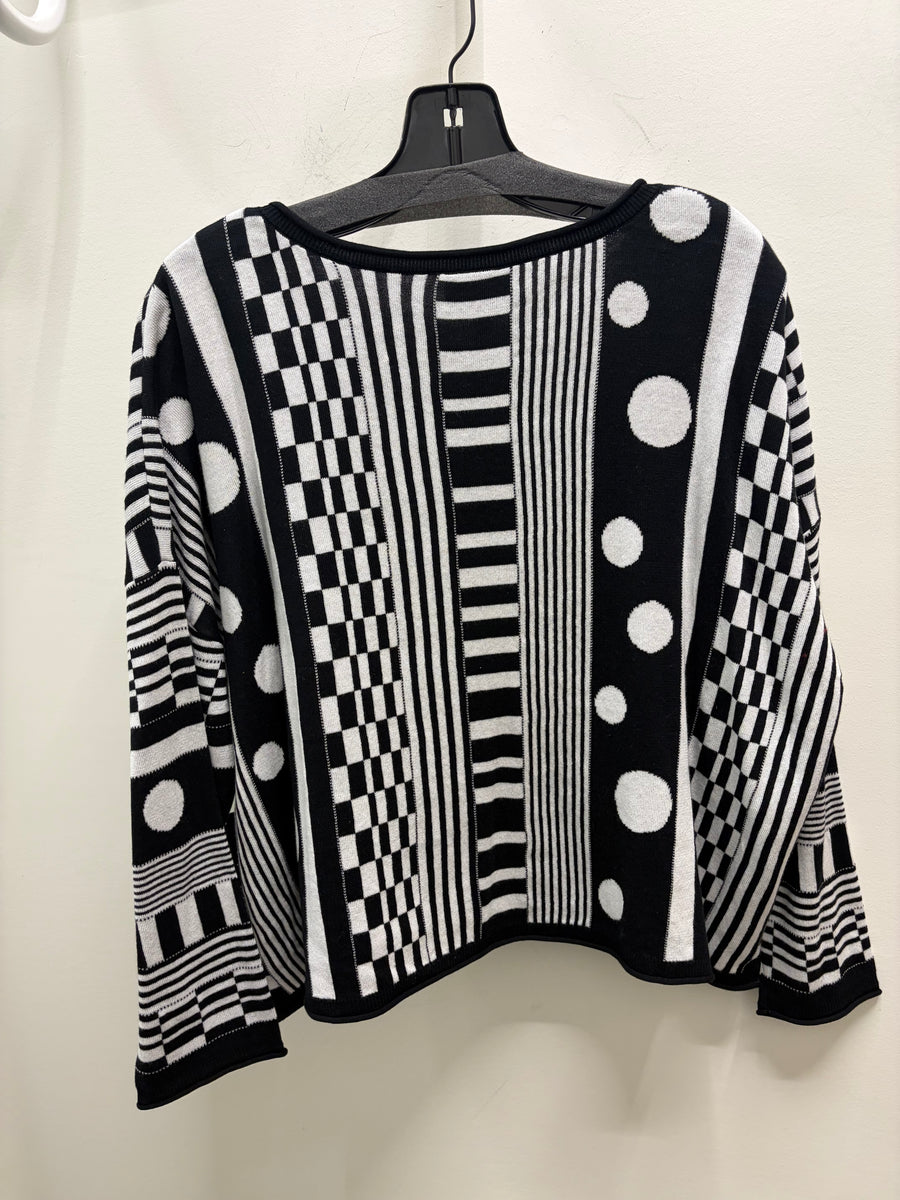 Modernist Mix Topper Sweater by Olivia