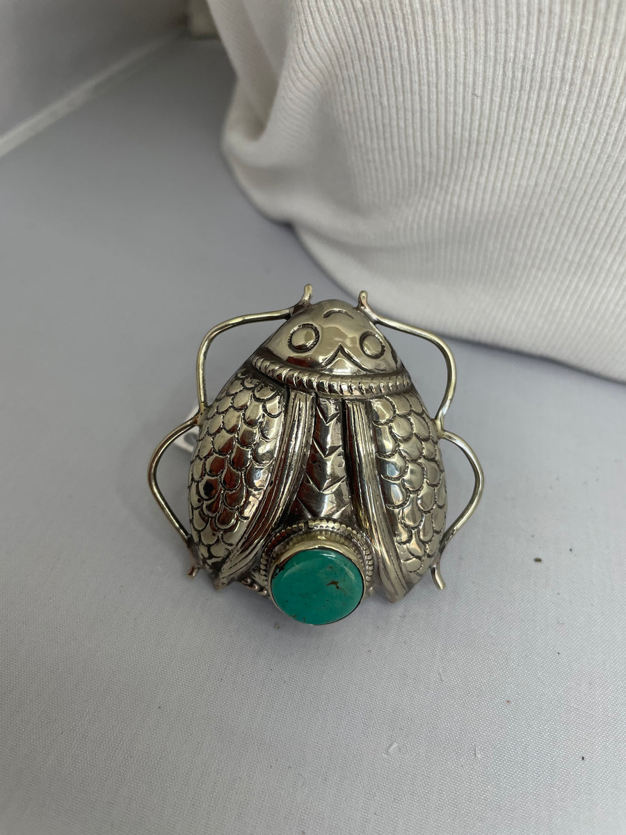 Lady Bug Adjustable Ring