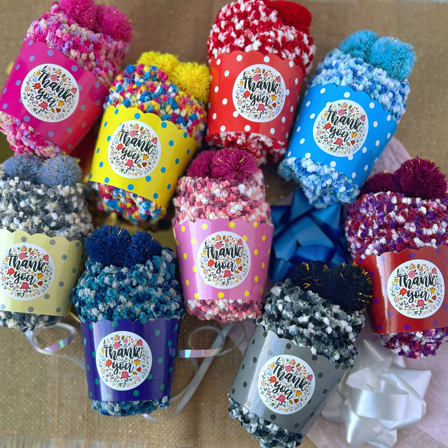 "Thank You" Cozy Cupcake Socks Robin Boutique