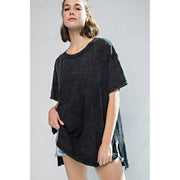 Mineral Washed Short Sleeve Tee by Rae Mode T9774 Robin Boutique
