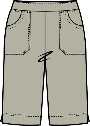 Cotton Pedal Pusher Short